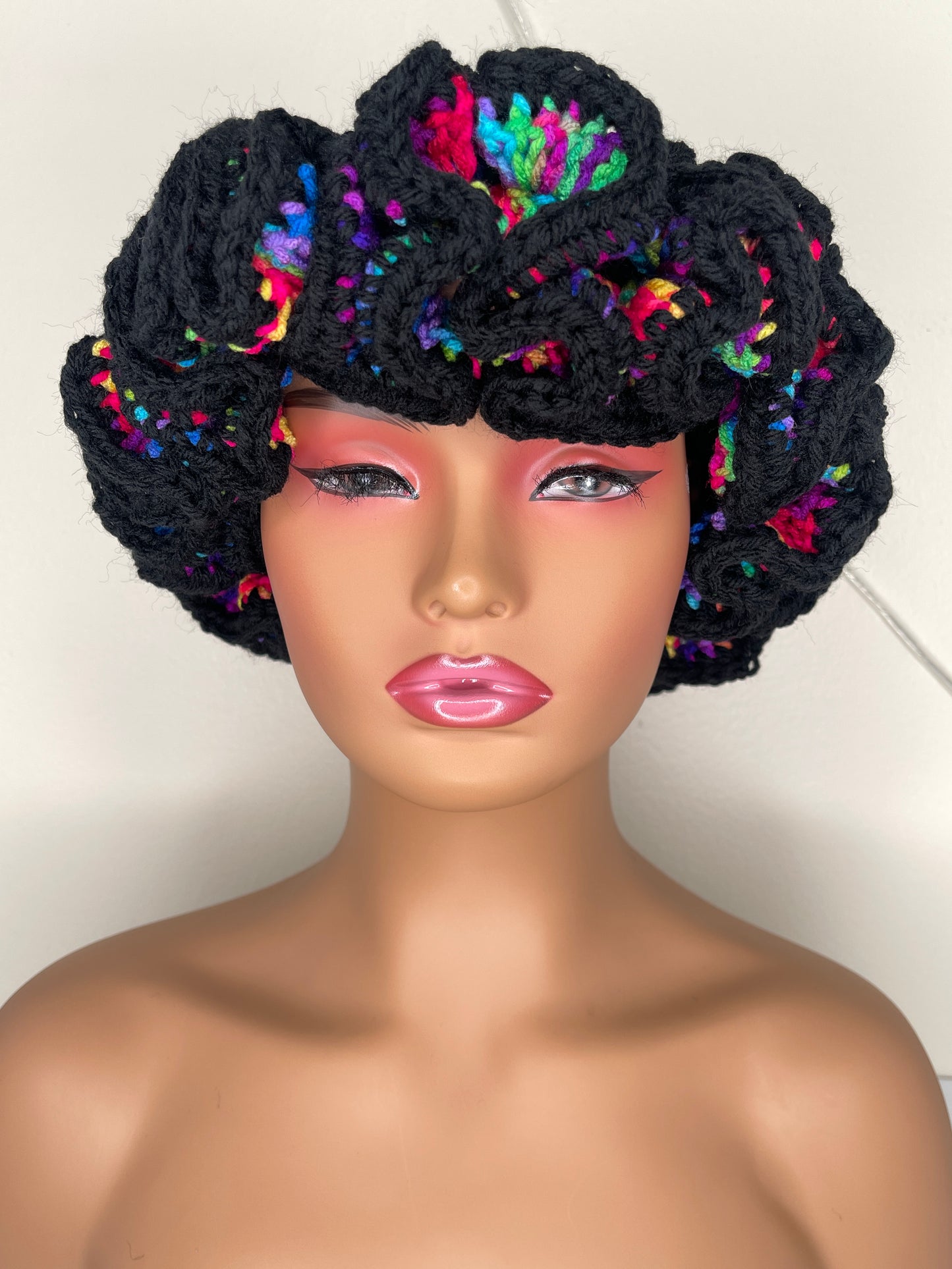 Barbie Deluxe Ruffle Hat | Black edge