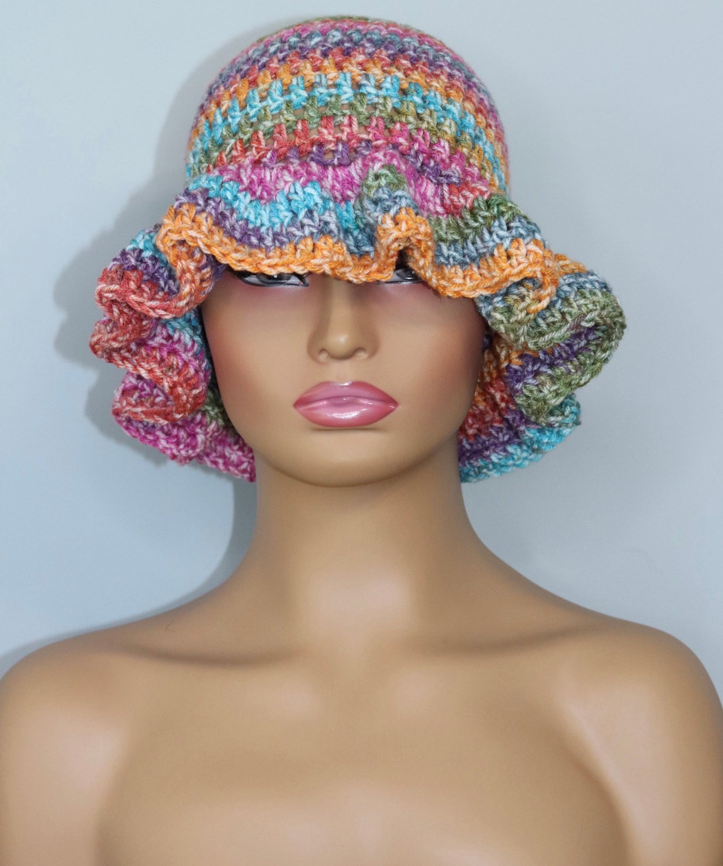 Wavy Ruffle Hat | Custom Color