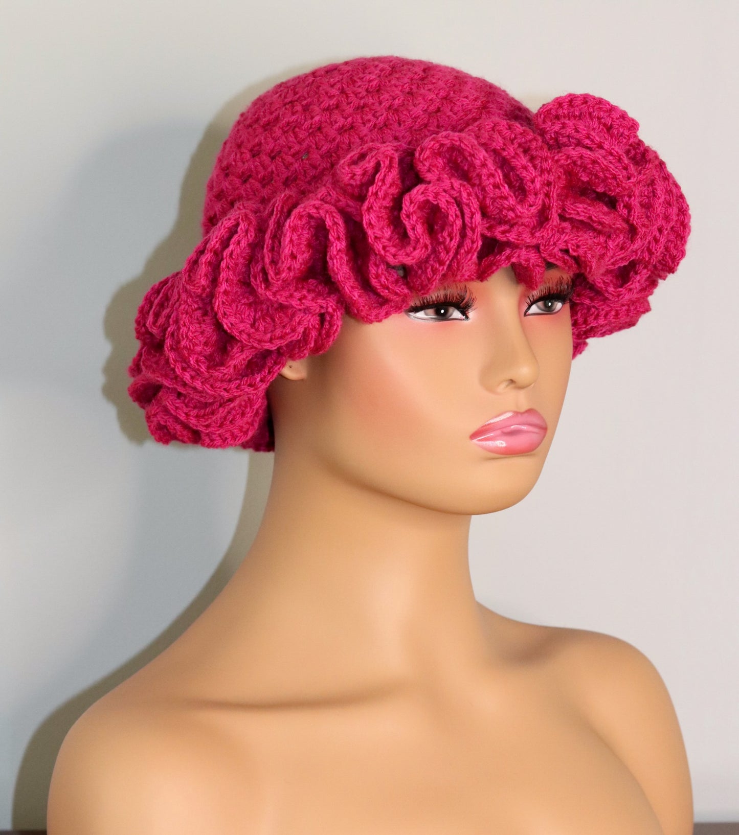 Barbie’s Deluxe Ruffle Hat | Plum Pink