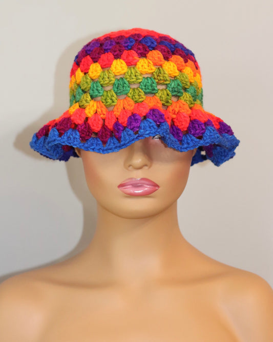 Stitched up | Bucket Hat Rainbow