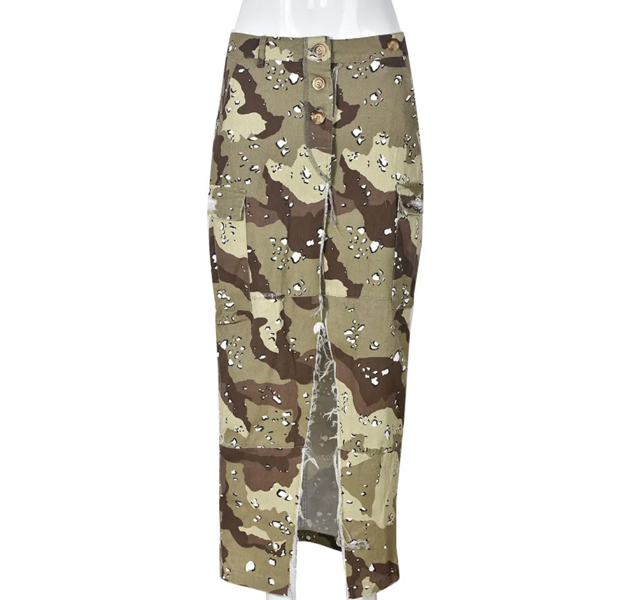 Kandy Camo Tan/Brown | Skirt